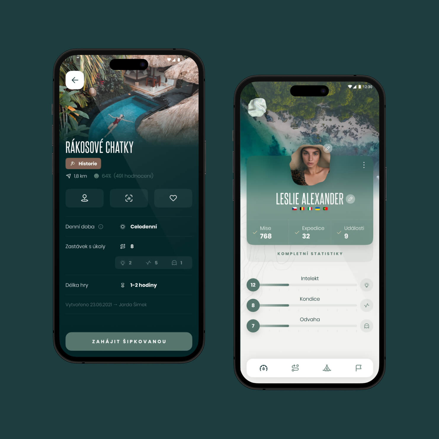Around Us mobile app mission detail