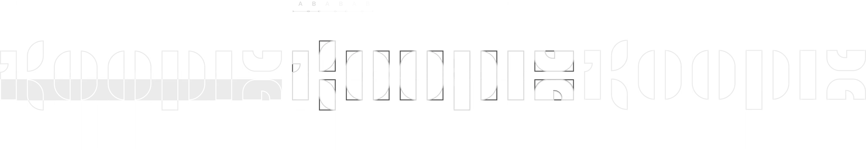 Koopix logo construction by Jarda Simek